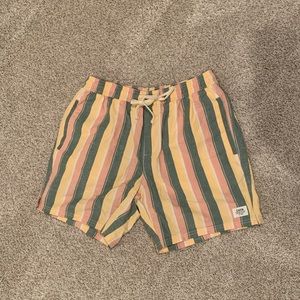 Katin(UO brand) multicolored striped shorts
